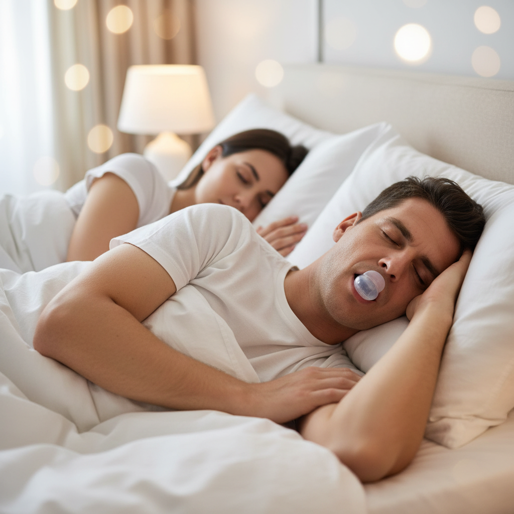 Revolutionize Your Sleep: Medical-Grade Silicone Anti-Snore Mouthpiece for Restful Nights